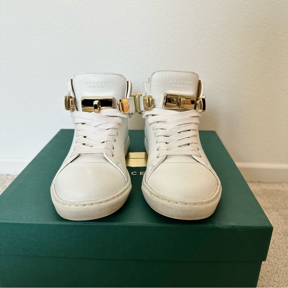 Buscemi Women 100MM Classic White Sneaker